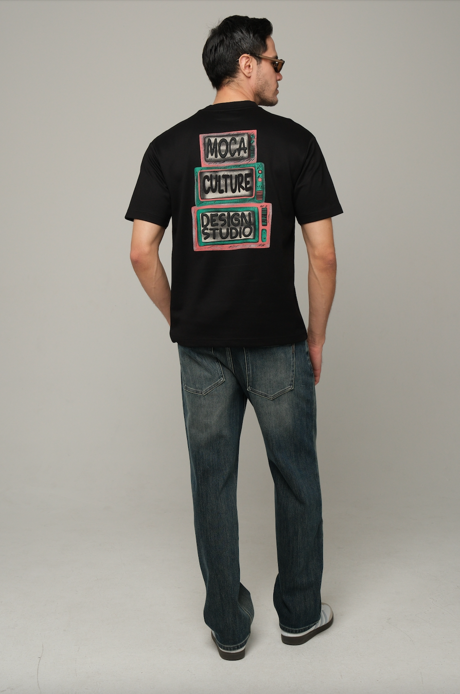 MOCA Culture Black TV T-Shirt