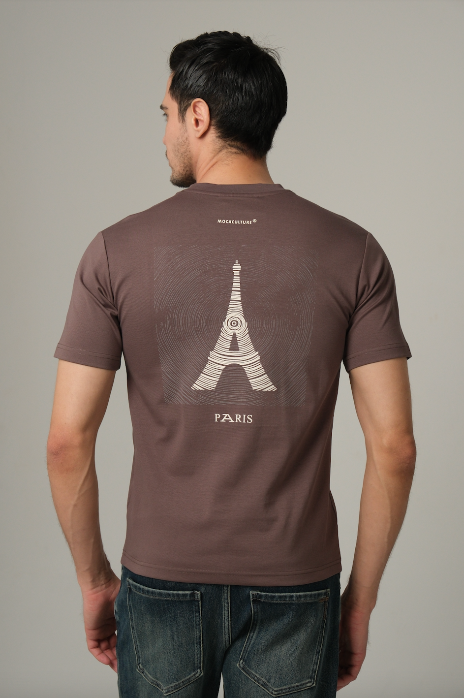 MOCA CULTURE Paris – Brown T‑Shirt
