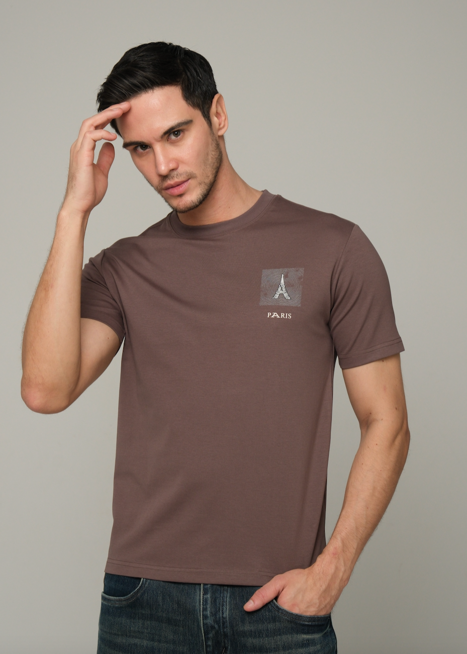 MOCA CULTURE Paris – Brown T‑Shirt