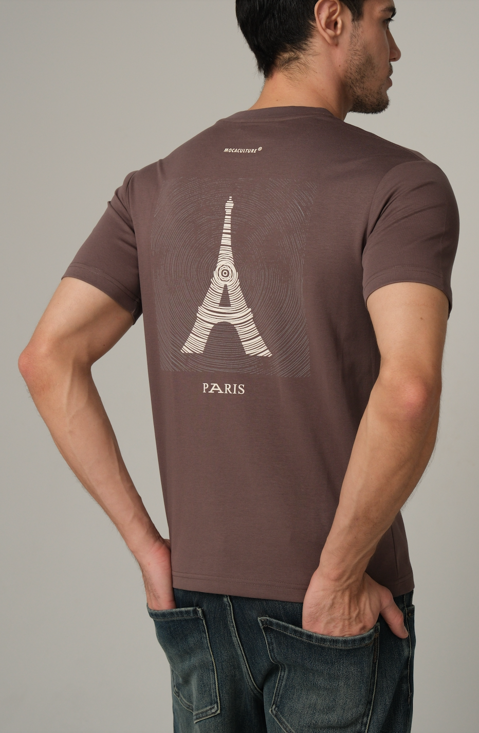 MOCA CULTURE Paris – Brown T‑Shirt