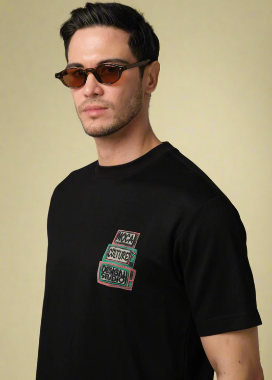 MOCA Culture Black TV T-Shirt